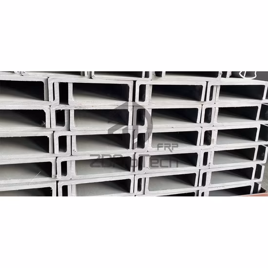 Produits en fibre de verre Pultruded FRP I Shape Beam Composite I Beam